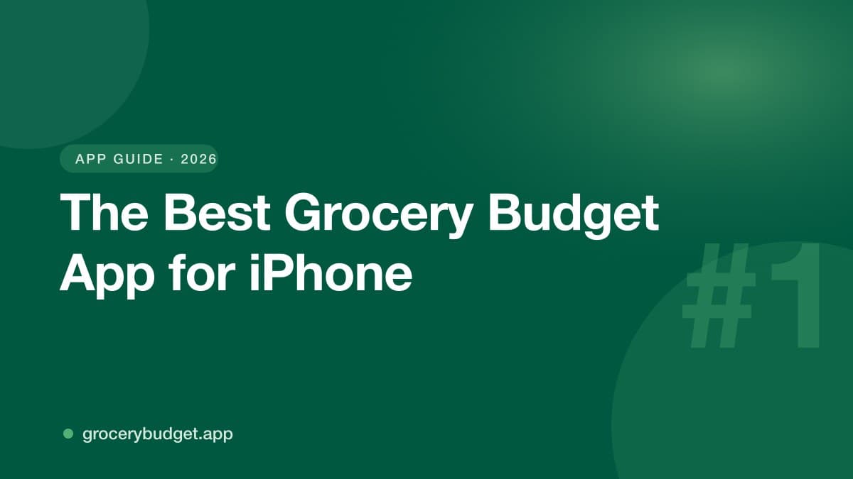 Best Grocery Budget App for iPhone in 2026