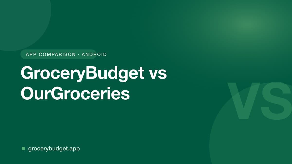 GroceryBudget vs OurGroceries: Which Android App Actually Helps You Spend Less?