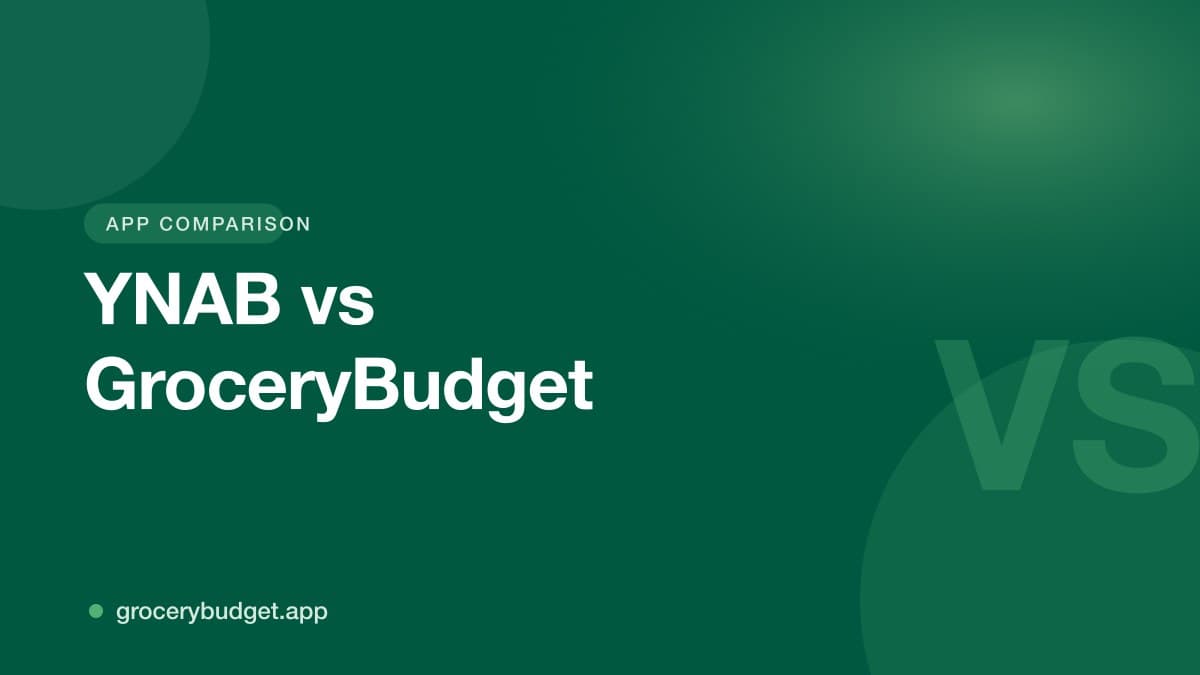 YNAB vs GroceryBudget: Which Is Better for Grocery Budgeting?